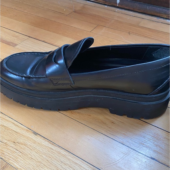 Vagabond James black leather platform loafers - Picture 5 of 5